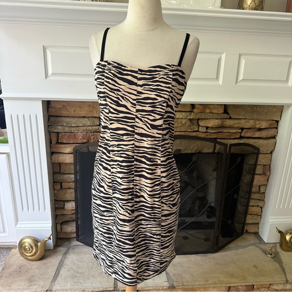 Victoria’s Secret “Very Sexy” Collection Animal Print Slip dress size medium